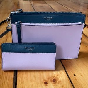 Kate Spade Matching Shoulder Bag & Wallet